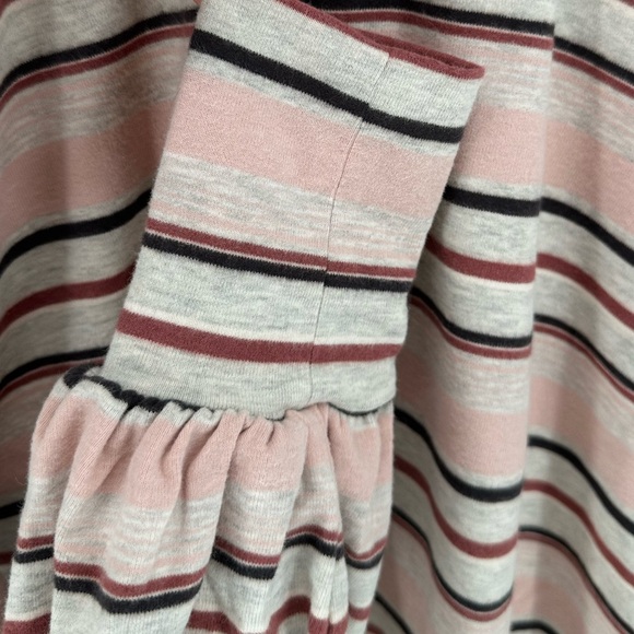 Free People Steph Tee in Heather Pastel Combo Stripe size Extra Small XS NWT - Picture 8 of 13